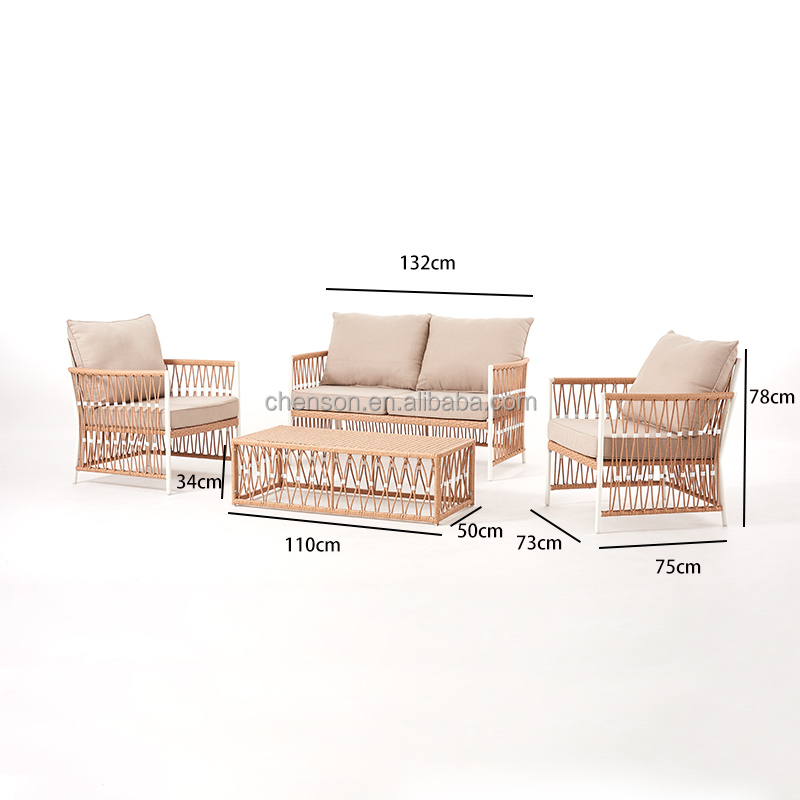 Outdoor Furniture Prices - ガーデンソファ 屋外家具 ポリエチレン製ウィッカー シングルソファ PEラタン 低価格