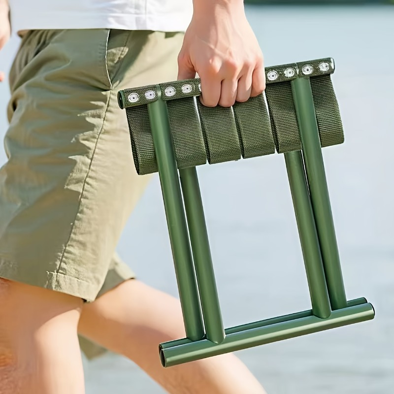 Outdoor Furniture Heavy - 頑丈な折りたたみ式キャンプチェア、キャンプ、ビーチ、釣り、旅行用のコンパクトなアウトドアチェア