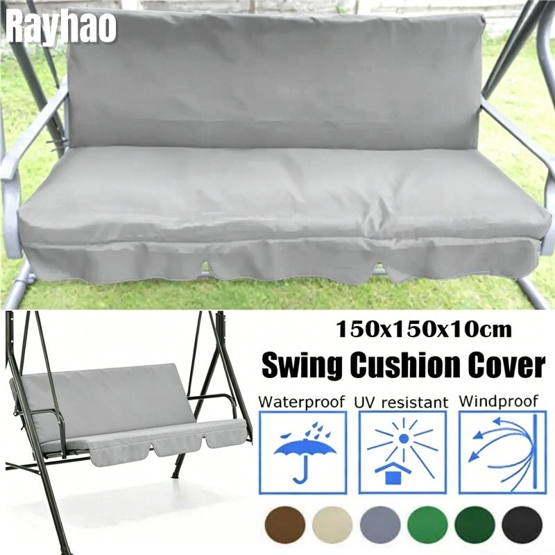Outdoor Furniture Rh - 中庭スイングクッションカバー吊り下げハンモック交換用シートカバー屋外防水UV耐性スイングチェアカバープロテクター