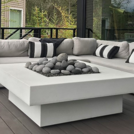 Outdoor Furniture With Fire Pit - 屋外ソファセット焚き火台テーブルカスタムメイド屋外家具パティオ焚き火台プール焚き火鉢/焚き火台