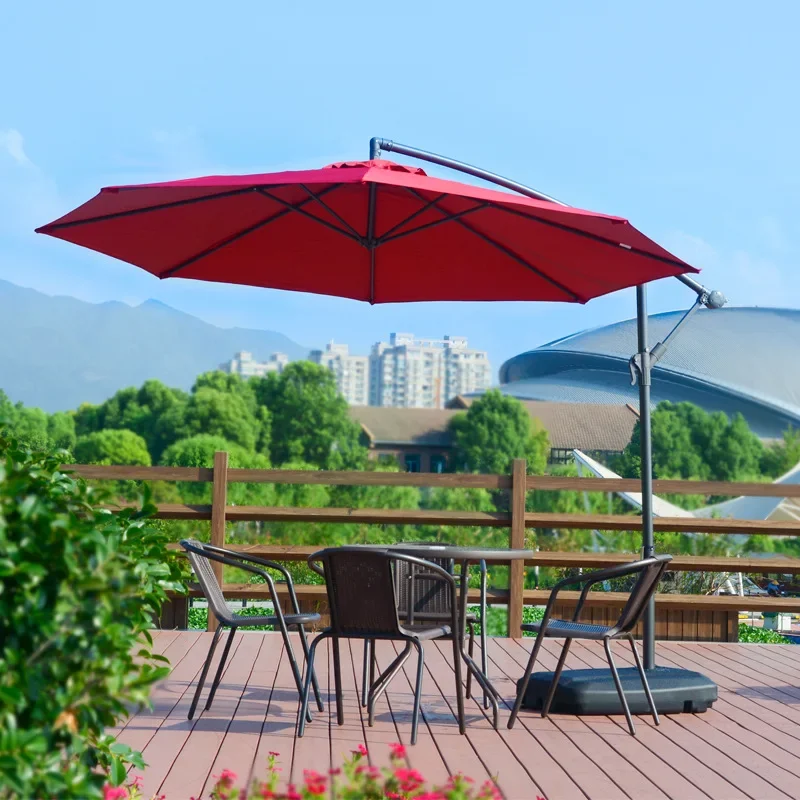 Outdoor Furniture For Sale - モダンメタル屋外ガーデンパラソル、ホットセール、パティオカンチレバーバナナパラソル、ビーチパーク屋外家具用