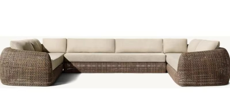 ホットセール U字型モジュール式屋外家具 アルミフレーム P - Outdoor Furniture For Sale のレビューと価格