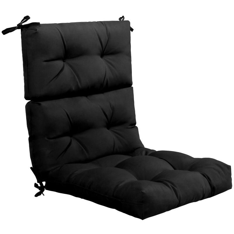 タフテッド屋外パティオチェアクッション、織りスエードベッドフ - Outdoor Furniture Cushions 22 X 22 のレビューと価格