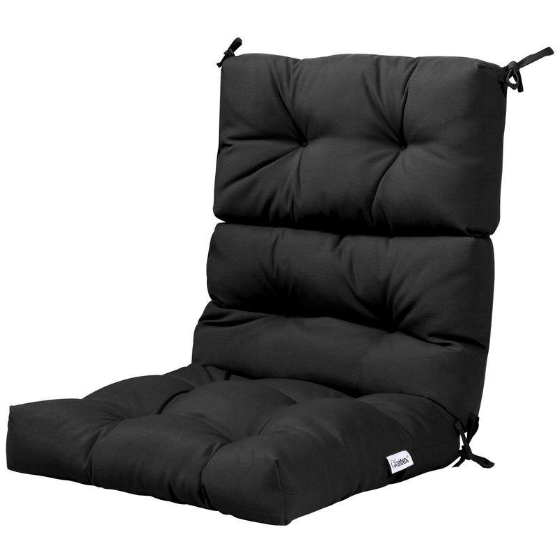 タフテッド屋外パティオチェアクッション、織りスエードベッドフ - Outdoor Furniture Cushions 22 X 22 のレビューと価格