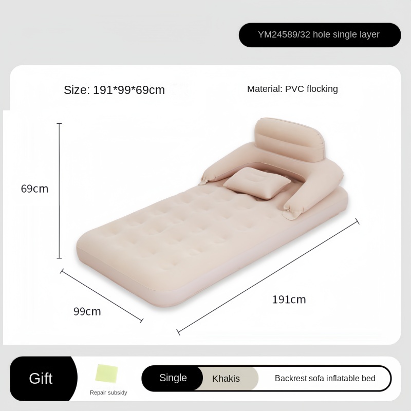 屋外多機能2人用キャンプ用インフレータブルベッド、ポータブル - Outdoor Furniture Pillows のレビューと価格