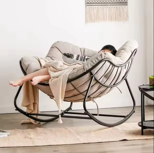 屋外用モダンリビングルームロッキングチェア、リラックスラウン - Outdoor Furniture For Sale のレビューと価格