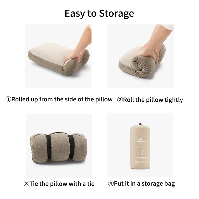 Naturehike-超軽量折りたたみ式粘弾性フォーム枕,ポ - Outdoor Furniture Pillows のレビューと価格