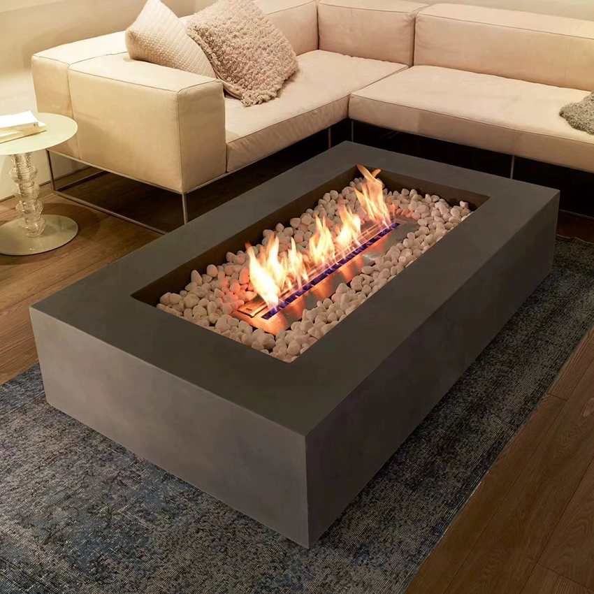 モダンなコルテン鋼製ファイヤープレイス、ガス式屋外家具セット - Outdoor Furniture With Fire Pit のレビューと価格