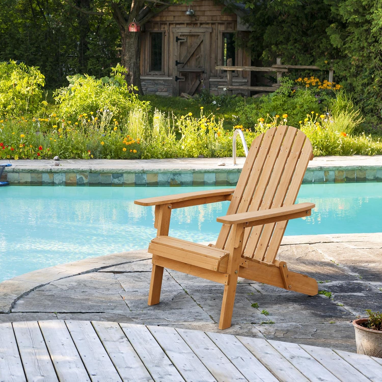 折りたたみ式アディロンダックチェア 2脚セット 屋外用、30 - Outdoor Furniture With Fire Pit のレビューと価格