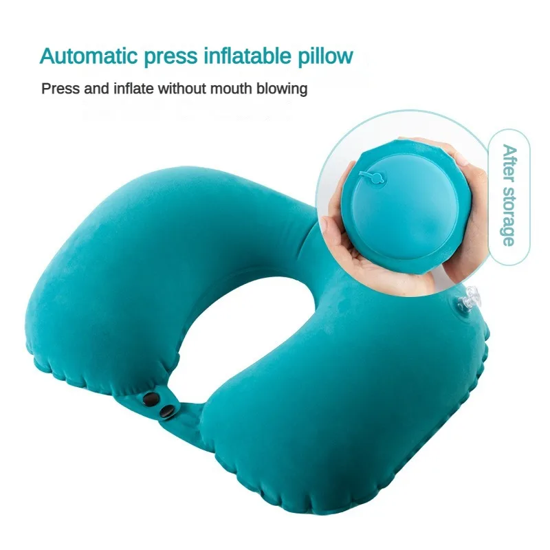 車用ポータブル首保護U字型圧縮インフレータブル枕、屋外昼寝、 - Outdoor Furniture Pillows のレビューと価格