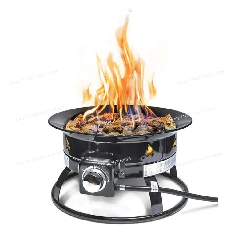 ポータブルプロパン焚き火台 58,000 BTU 屋外ガスフ - Outdoor Furniture With Fire Pit のレビューと価格