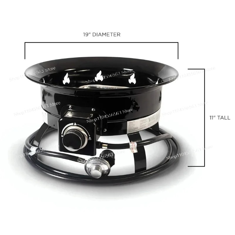 ポータブルプロパン焚き火台 58,000 BTU 屋外ガスフ - Outdoor Furniture With Fire Pit のレビューと価格