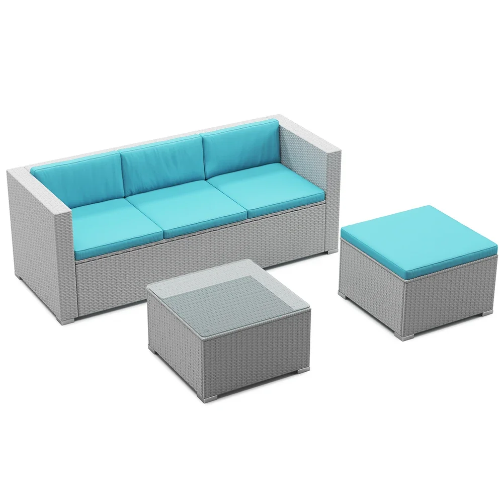 ガーデンレジャー スチールラタン ソファセット 卸売小売業者 - Outdoor Furniture Types のレビューと価格