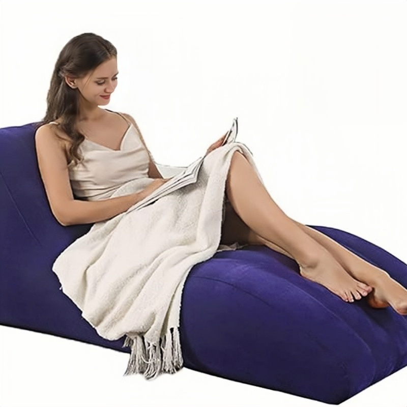 レジャー用インフレータブルソファ、厚手のプラッシュ素材のレイ - Outdoor Furniture Types のレビューと価格