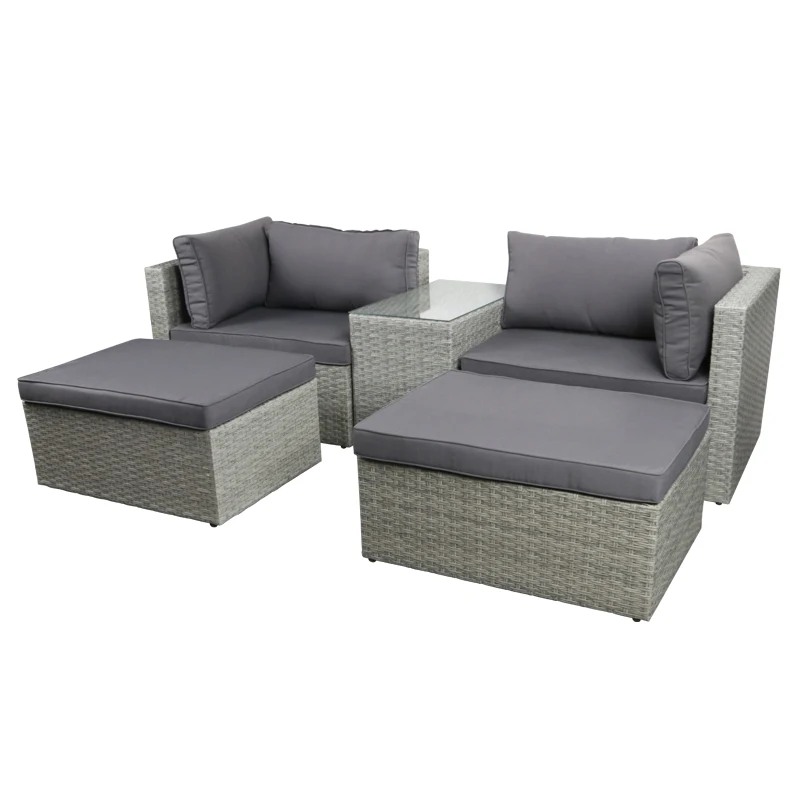 ホットセール パティオガーデン家具 4人掛けまたは5人掛け  - Outdoor Furniture Set Sale のレビューと価格
