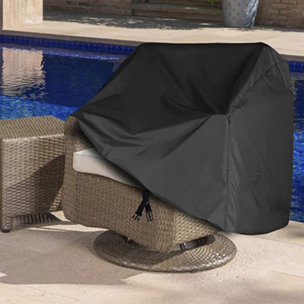 屋外用回転式パティオチェアカバー 大型 210Dオックスフォ - Outdoor Furniture Heavy のレビューと価格