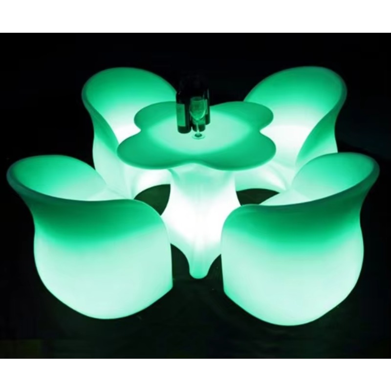 工場直売 格安プラスチック製バーテーブル＆チェア 充電式LE - Outdoor Furniture For Sale のレビューと価格