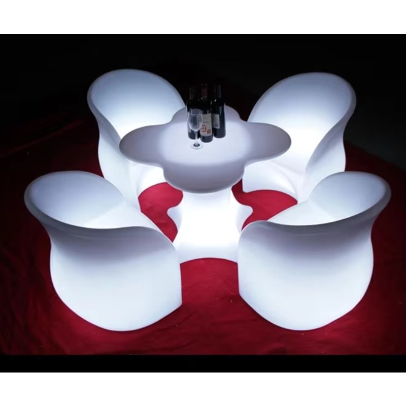 工場直売 格安プラスチック製バーテーブル＆チェア 充電式LE - Outdoor Furniture For Sale のレビューと価格