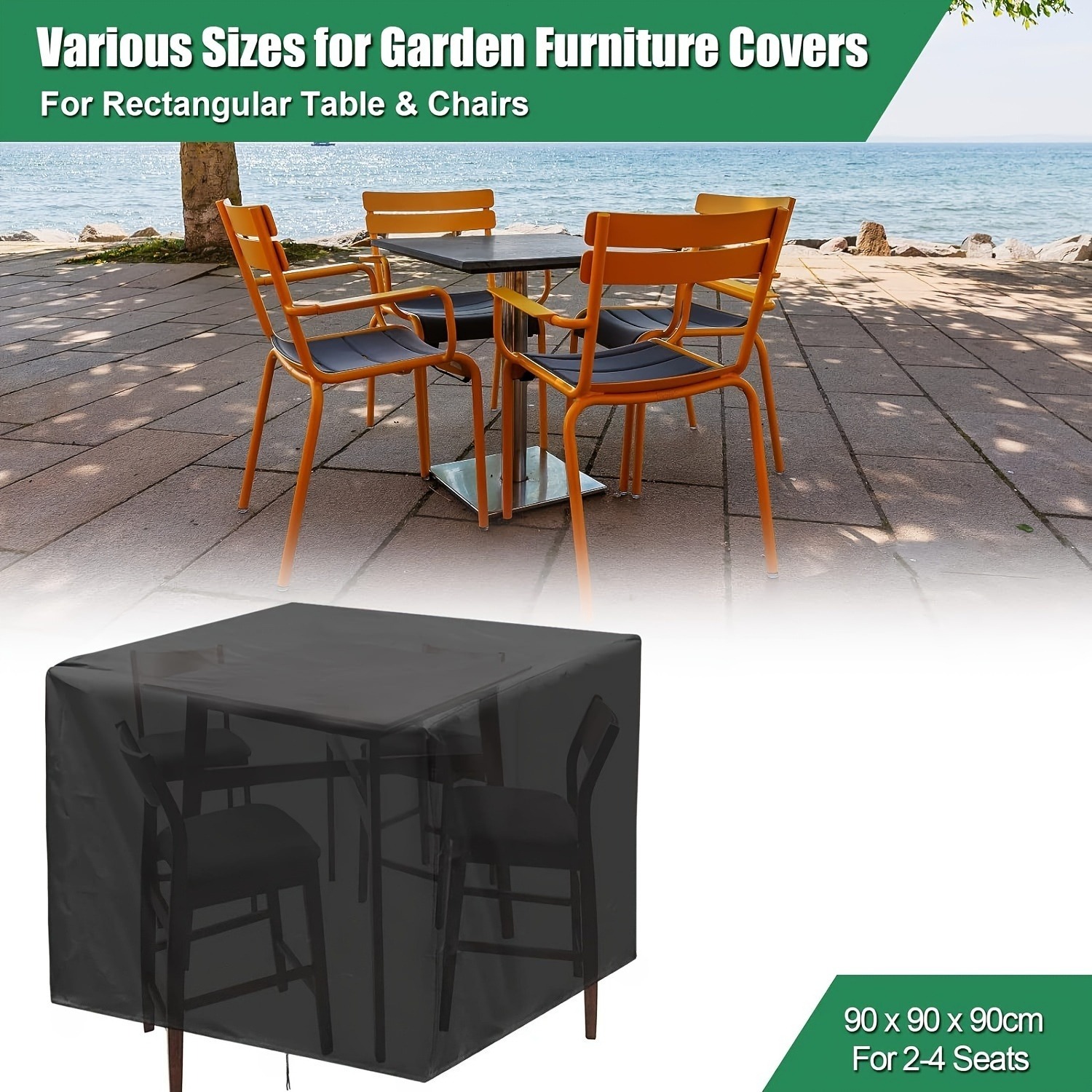 頑丈な210D屋外ガーデン家具カバー - 椅子、ソファ、テー - Outdoor Furniture Heavy のレビューと価格