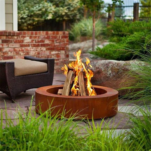 屋外ソファセット焚き火台テーブルカスタムメイド屋外家具パティ - Outdoor Furniture With Fire Pit のレビューと価格