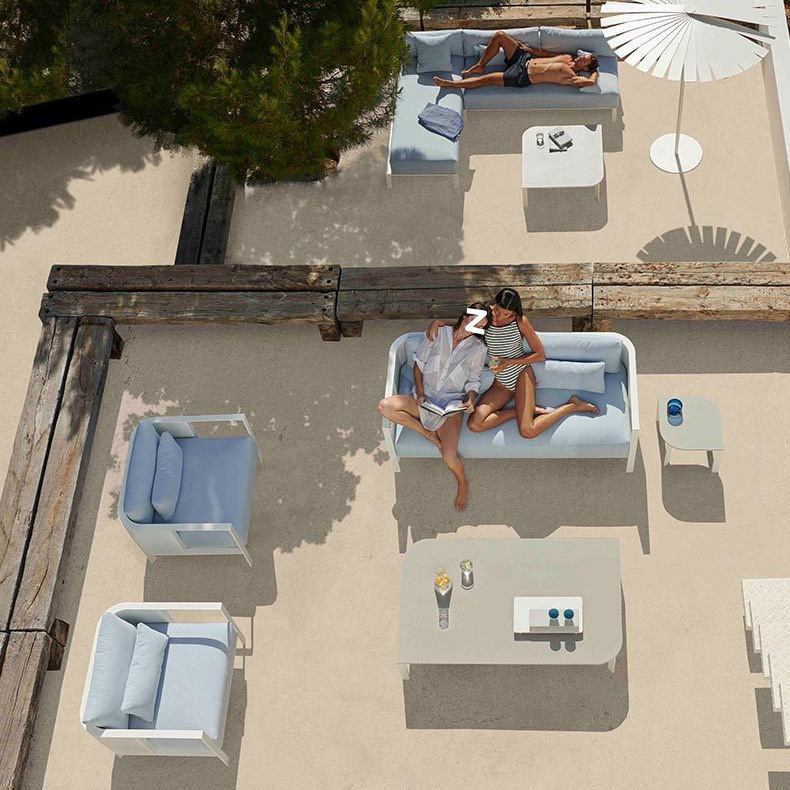 屋外ステンレス製ソファテーブルと椅子 防水 ホテル屋外テラス - Outdoor Furniture For Sale のレビューと価格