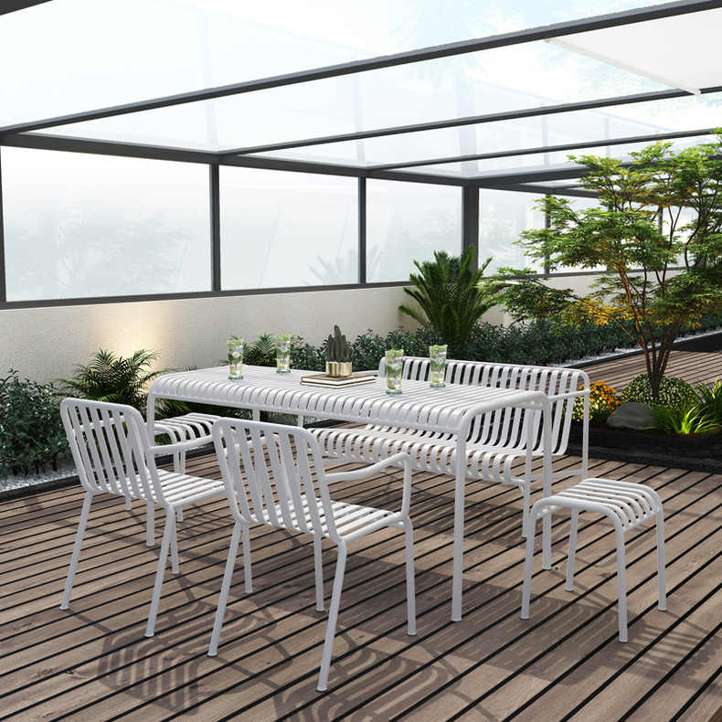 北欧風屋外家具 メタル製屋外コーヒーテーブルセット ホットセ - Outdoor Furniture Set Sale のレビューと価格