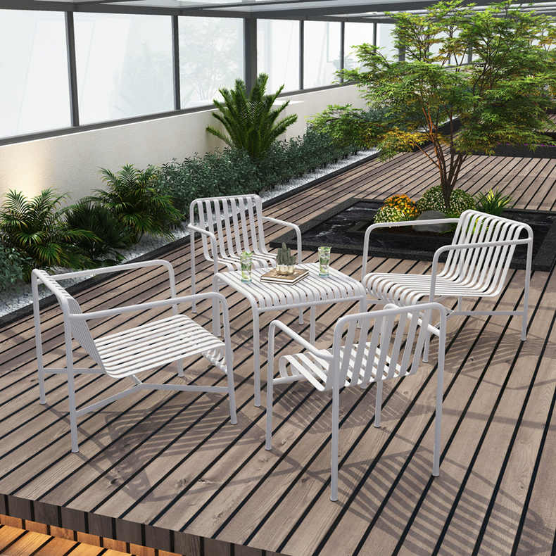 北欧風屋外家具 メタル製屋外コーヒーテーブルセット ホットセ - Outdoor Furniture Set Sale のレビューと価格