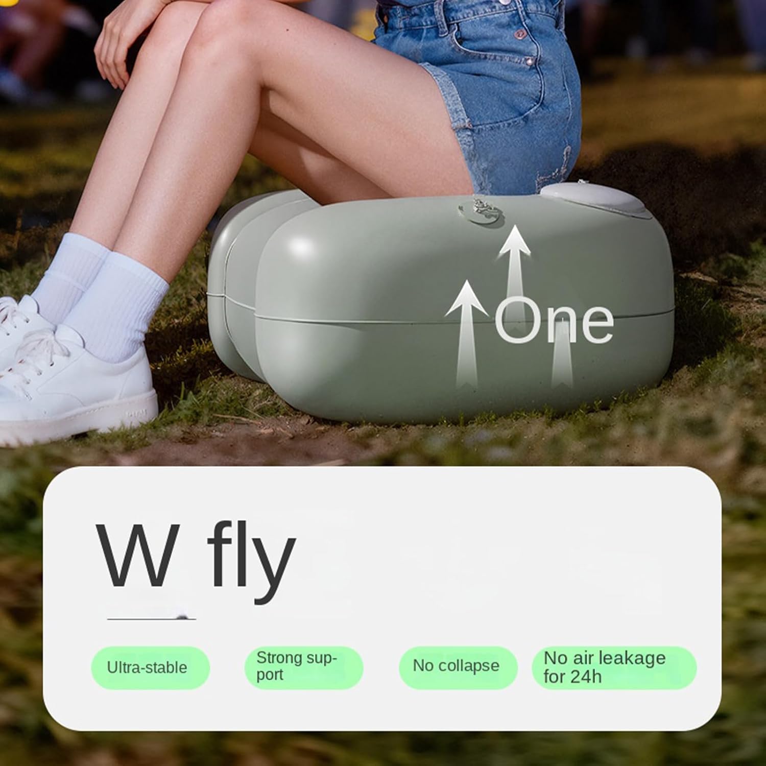 厚みのある旅行用シート、インフレータブルベンチチェア、ポータ - Outdoor Furniture Pillows のレビューと価格
