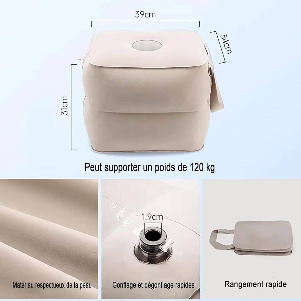 PVC フットレスト枕ハンドル補助休憩フットパッド旅行待機シ - Outdoor Furniture Pillows のレビューと価格