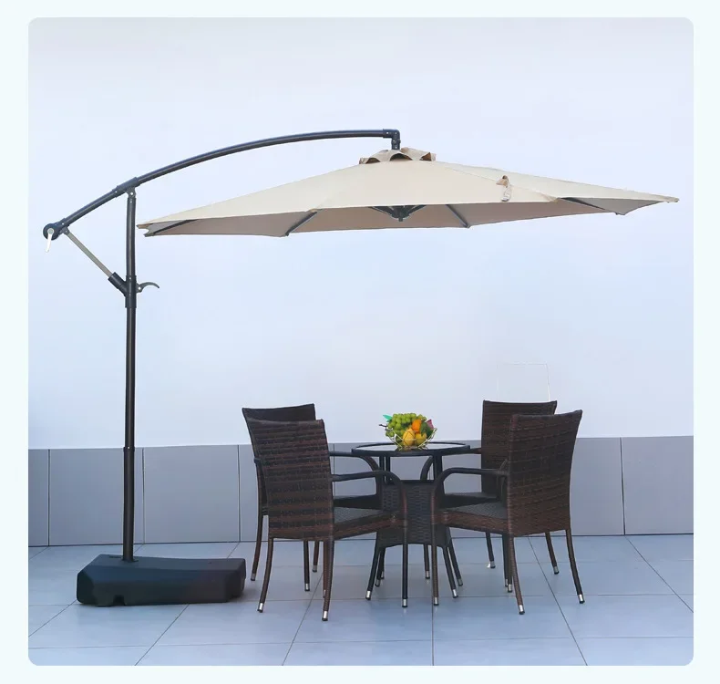 モダンメタル屋外ガーデンパラソル、ホットセール、パティオカン - Outdoor Furniture For Sale のレビューと価格