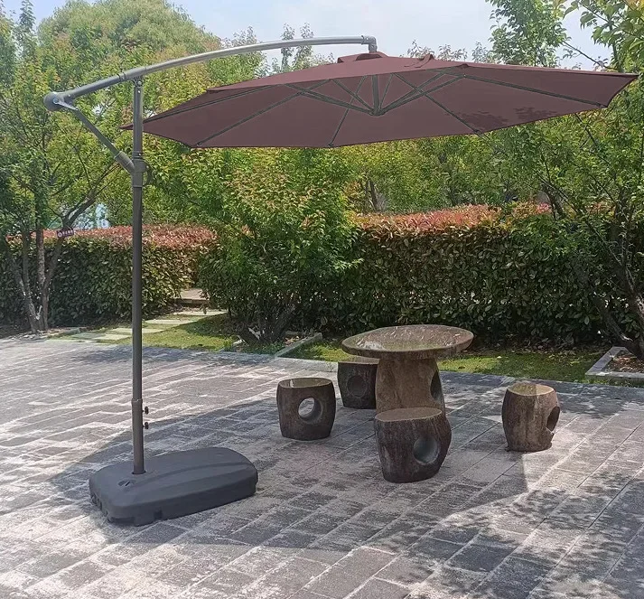 モダンメタル屋外ガーデンパラソル、ホットセール、パティオカン - Outdoor Furniture For Sale のレビューと価格