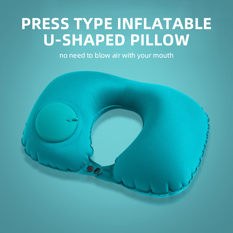 5色展開、プレス式インフレータブル枕、折りたたみ式携帯エアピ - Outdoor Furniture Pillows のレビューと価格