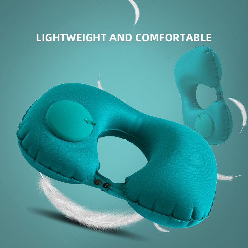 5色展開、プレス式インフレータブル枕、折りたたみ式携帯エアピ - Outdoor Furniture Pillows のレビューと価格