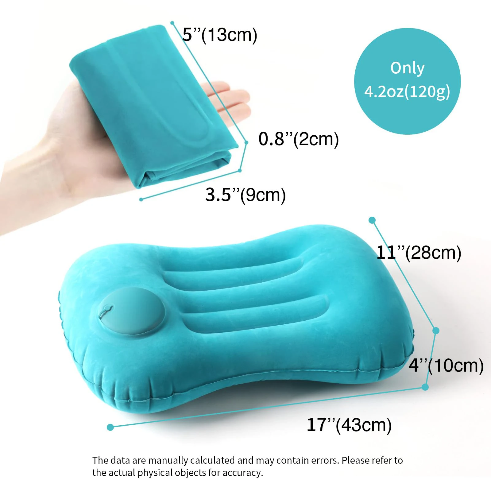 ポータブルで快適なインフレータブル枕、キャンプ枕、プール枕、 - Outdoor Furniture Pillows のレビューと価格