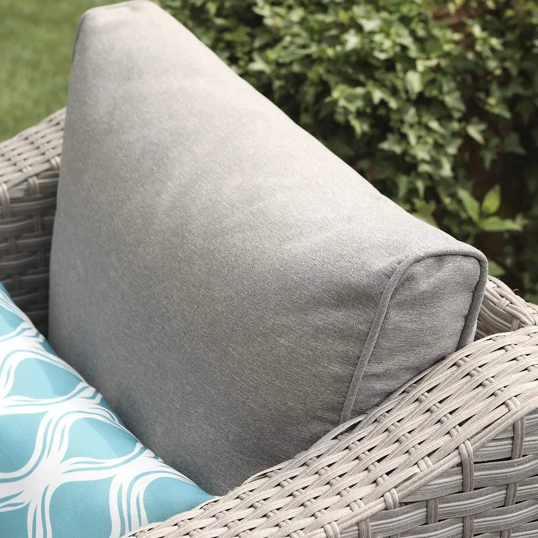 屋外用家具5点セット ウィッカー製セクショナルソファ ガス焚 - Outdoor Furniture With Fire Pit のレビューと価格
