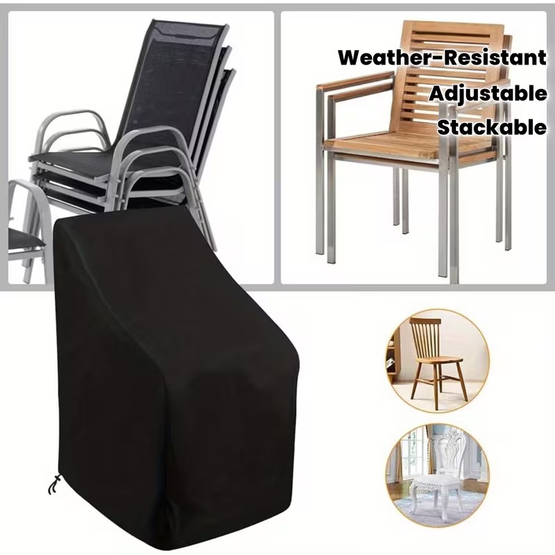 1個入りの頑丈なスタッキング式屋外用椅子カバー、金属/プラス - Outdoor Furniture Heavy のレビューと価格