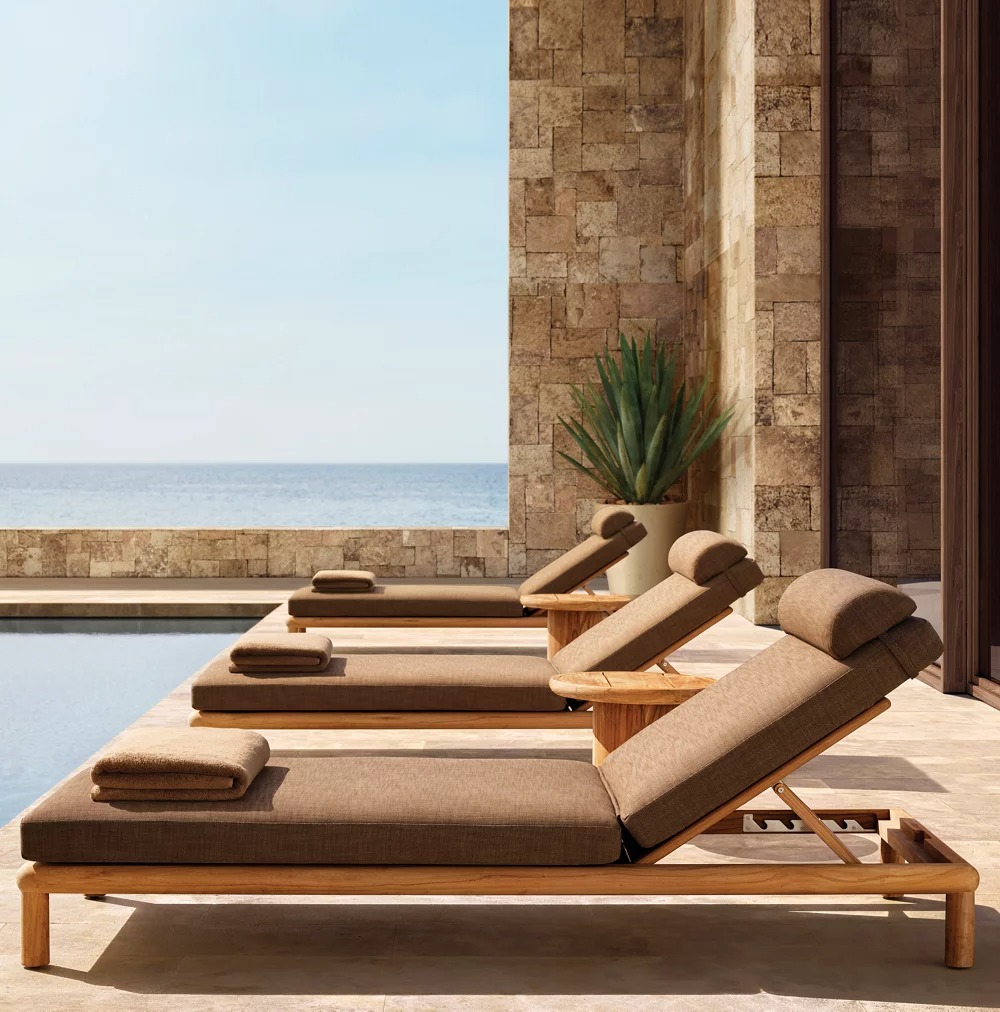 最安値の無垢材屋外ヴィラ用家具、スタイリッシュなサンラウンジ - Outdoor Furniture Prices のレビューと価格