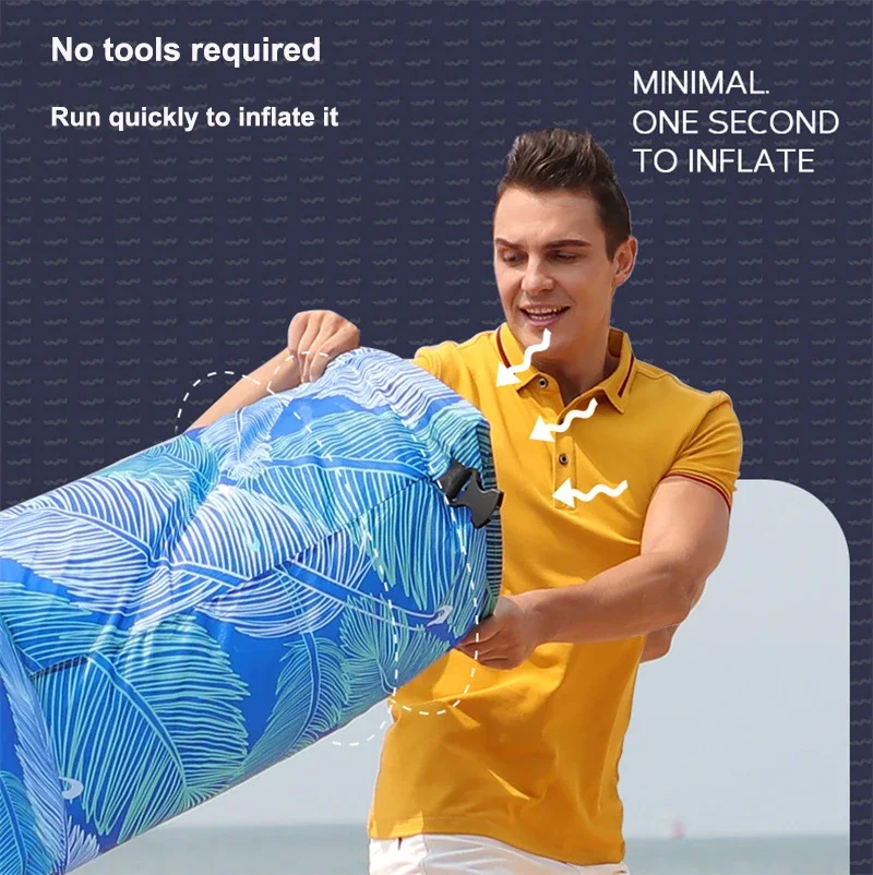 インフレータブルソファベッド睡眠ダブルマットレス超軽量シート - Outdoor Furniture Pillows のレビューと価格