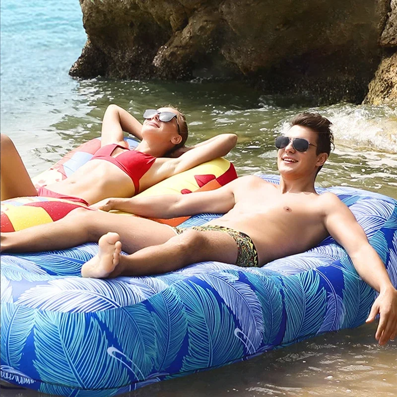 インフレータブルソファベッド睡眠ダブルマットレス超軽量シート - Outdoor Furniture Pillows のレビューと価格