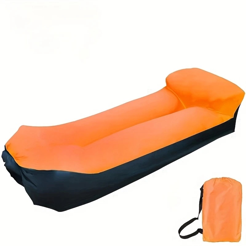 枕付きポータブルインフレータブルラウンジチェア - キャンプ - Outdoor Furniture Pillows のレビューと価格