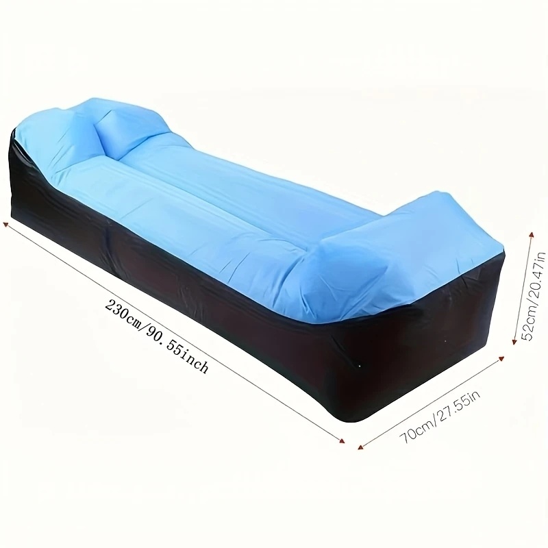 枕付きポータブルインフレータブルラウンジチェア - キャンプ - Outdoor Furniture Pillows のレビューと価格