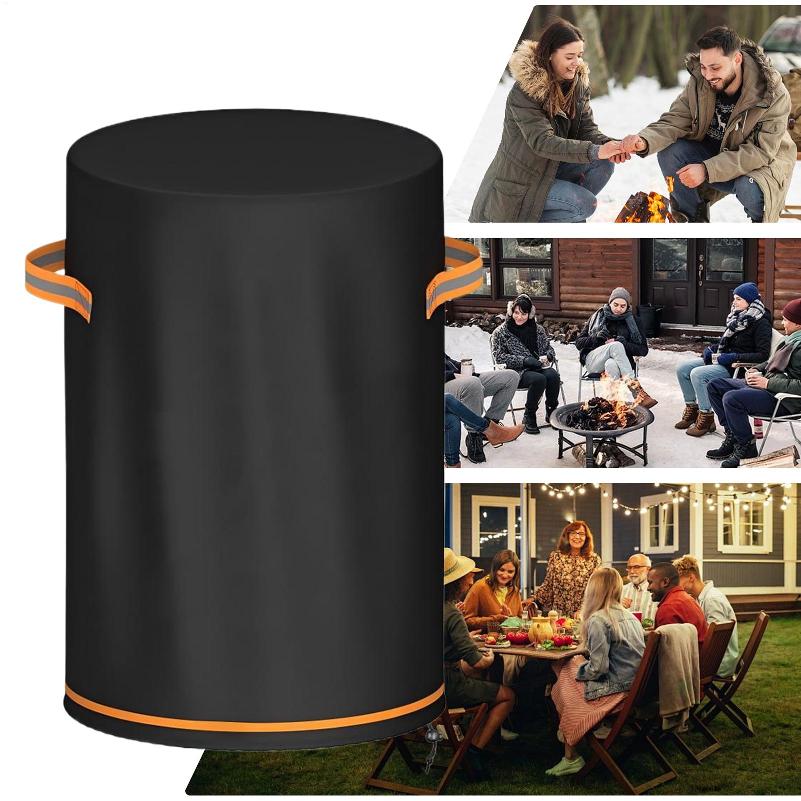 ファイヤーピットコラムカバー高耐久防水屋外家具プロテクターフ - Outdoor Furniture With Fire Pit のレビューと価格