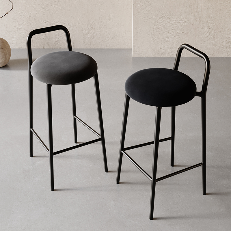 高級リビングルームバースツール金属屋外デザイナーレストランア - Outdoor Furniture Set Sale のレビューと価格