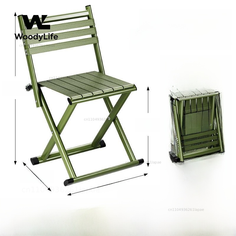 屋外折りたたみ椅子背もたれポータブル釣り椅子新型小型ベンチス - Outdoor Furniture Types のレビューと価格